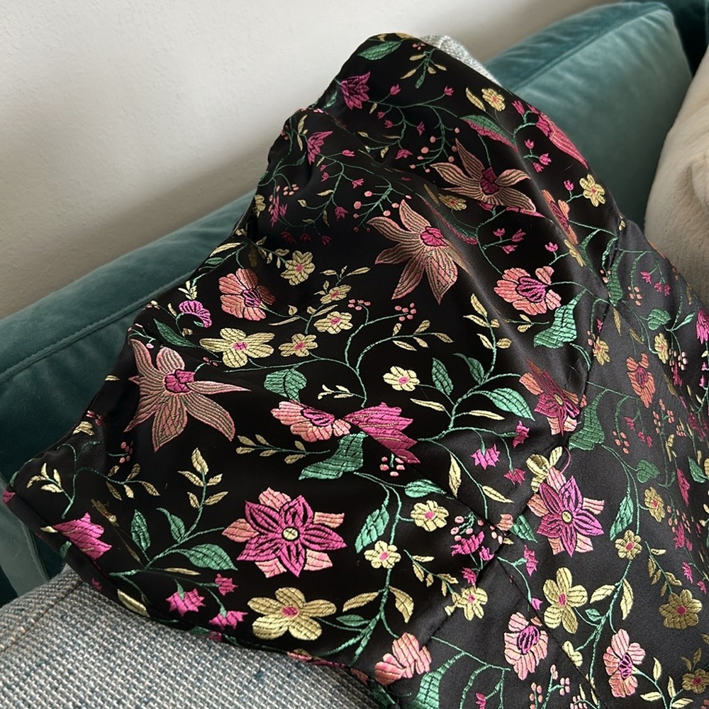 Floral Dress, multicolored, size S, strapless